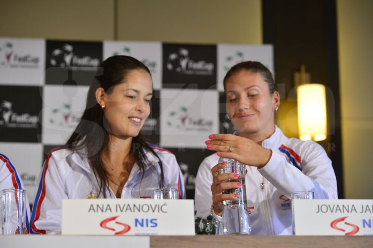 Sîrboaicele au venit la Bucureşti » GALERIE FOTO de la cele două conferinţe de presă! Halep: "Sînt recuperată complet"