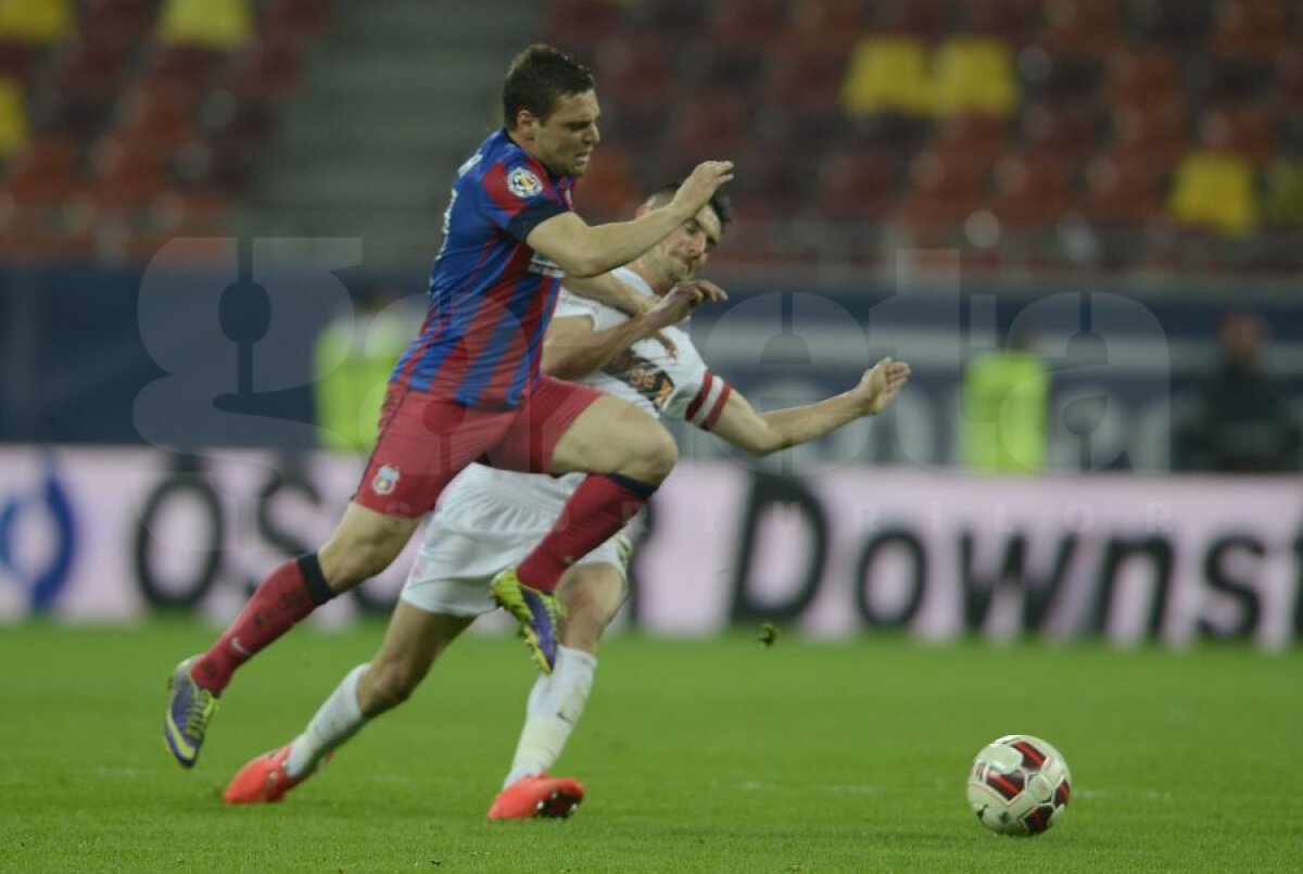 FOTO Fanii cîntă Bolero, jucătorii lui Stoican Marş Funebru » Dinamo - Steaua 1-1 (3-6) şi roş-albaştrii vor juca finala Cupei cu Astra