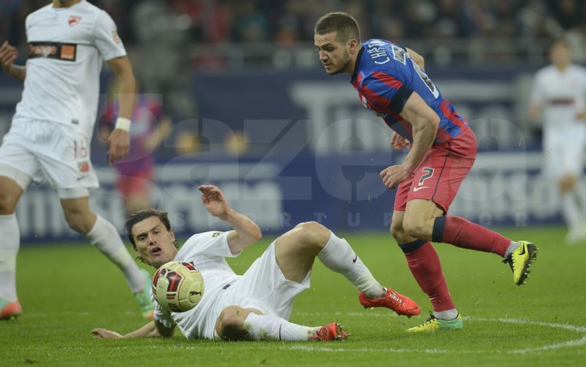 FOTO Fanii cîntă Bolero, jucătorii lui Stoican Marş Funebru » Dinamo - Steaua 1-1 (3-6) şi roş-albaştrii vor juca finala Cupei cu Astra
