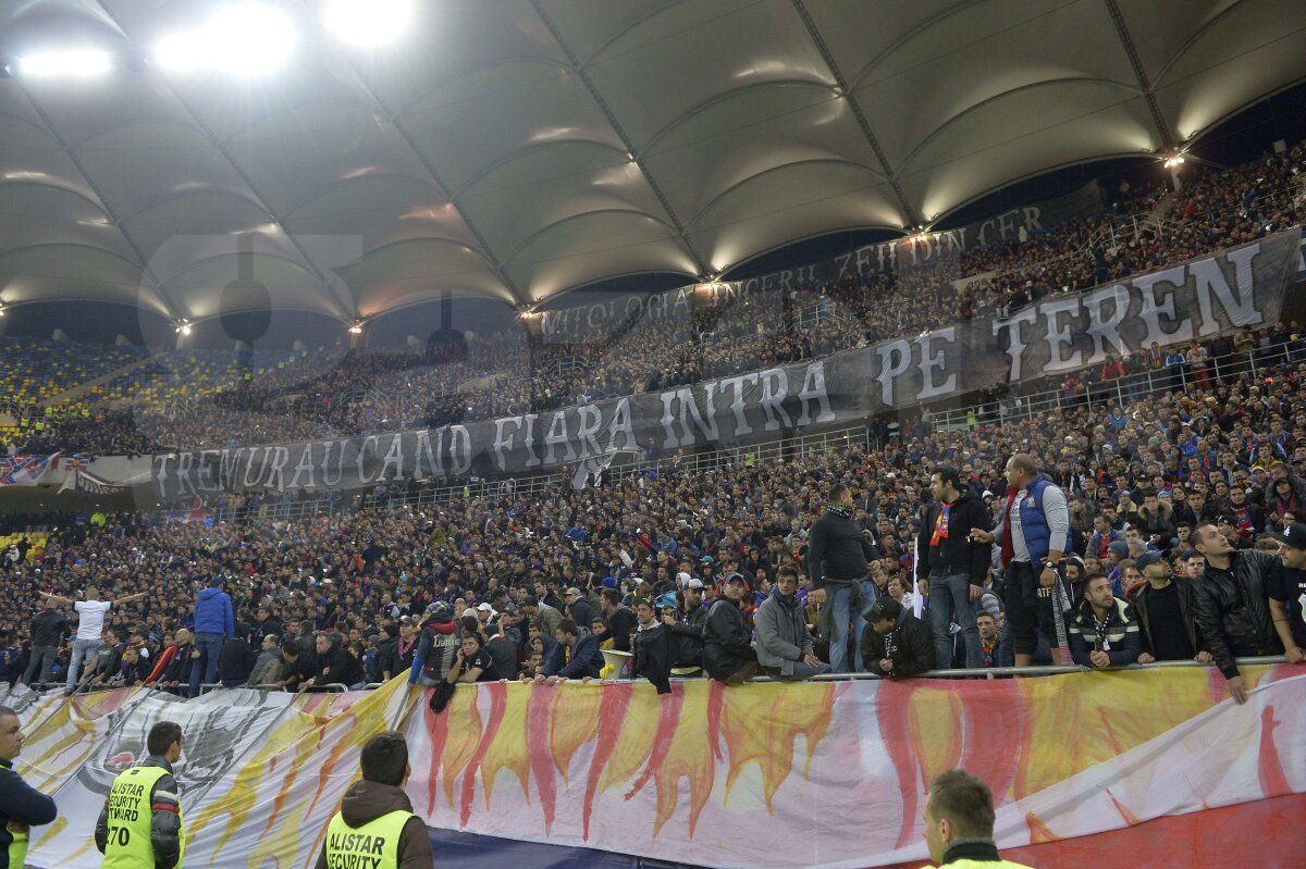 GALERIE FOTO 15 superimagini din peluze la Dinamo - Steaua! Vezi care au fost cele mai tari bannere