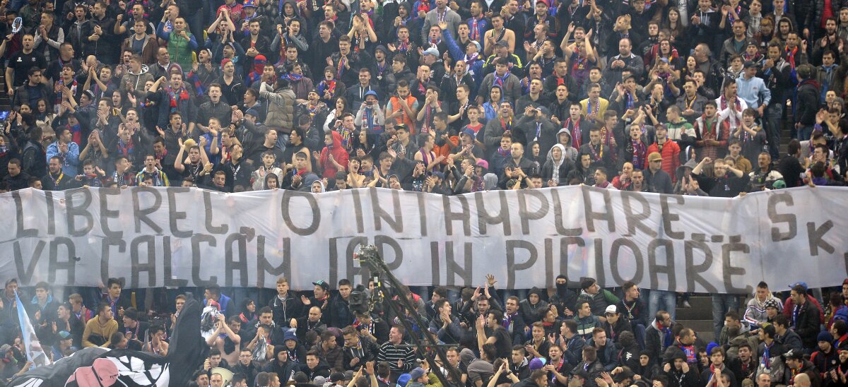 GALERIE FOTO 15 superimagini din peluze la Dinamo - Steaua! Vezi care au fost cele mai tari bannere