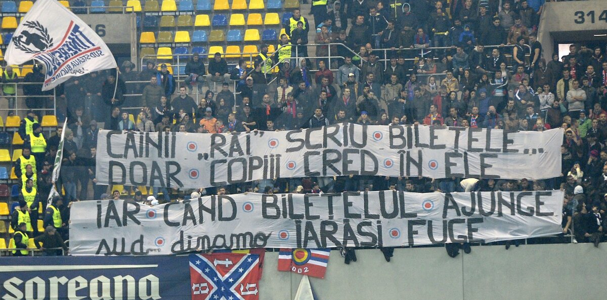 GALERIE FOTO 15 superimagini din peluze la Dinamo - Steaua! Vezi care au fost cele mai tari bannere