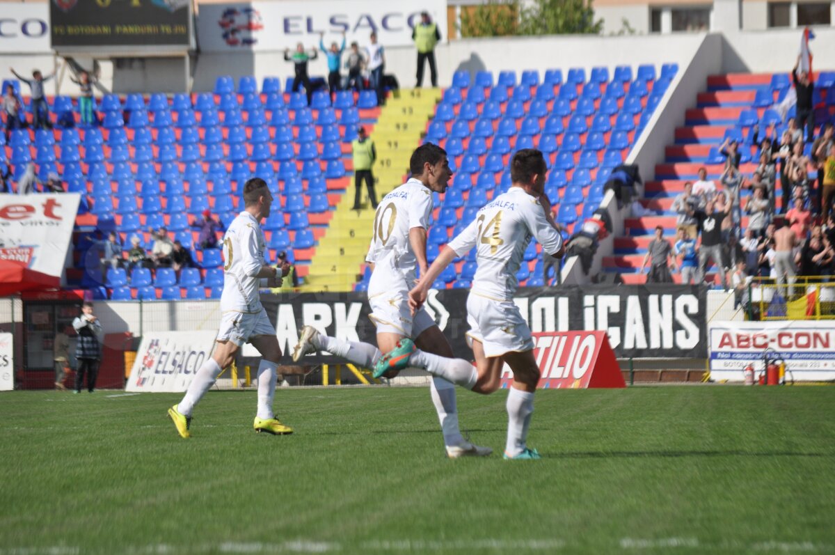 FOTO şi VIDEO Hattrick spectaculos al lui Fulop şi gorjenii îşi pot lua adio de la locul 4 » FC Botoşani - Pandurii 3-2