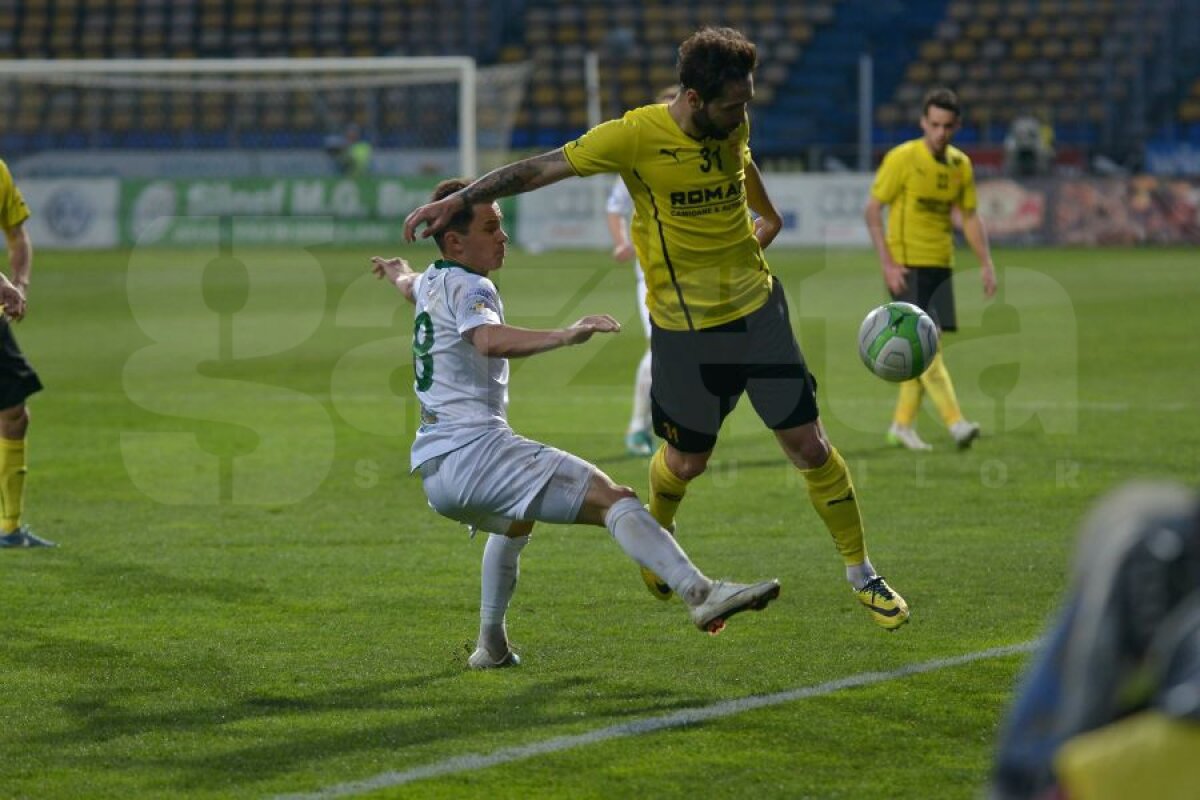 FOTO şi VIDEO » Dubla lui Grigorie şi golul lui Bruno Madeira au adus cele trei puncte Braşovului, 3-1 cu Chiajna
