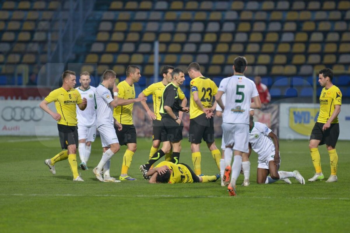 FOTO şi VIDEO » Dubla lui Grigorie şi golul lui Bruno Madeira au adus cele trei puncte Braşovului, 3-1 cu Chiajna