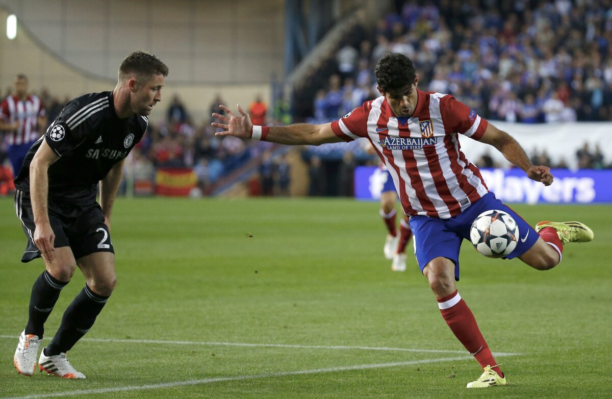 FOTO şi VIDEO Atletico Madrid - Chelsea 0-0 » Londonezii au scăpat de asediul spaniolilor şi aşteaptă returul din Anglia