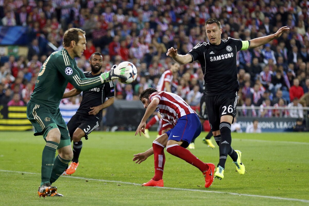 FOTO şi VIDEO Atletico Madrid - Chelsea 0-0 » Londonezii au scăpat de asediul spaniolilor şi aşteaptă returul din Anglia