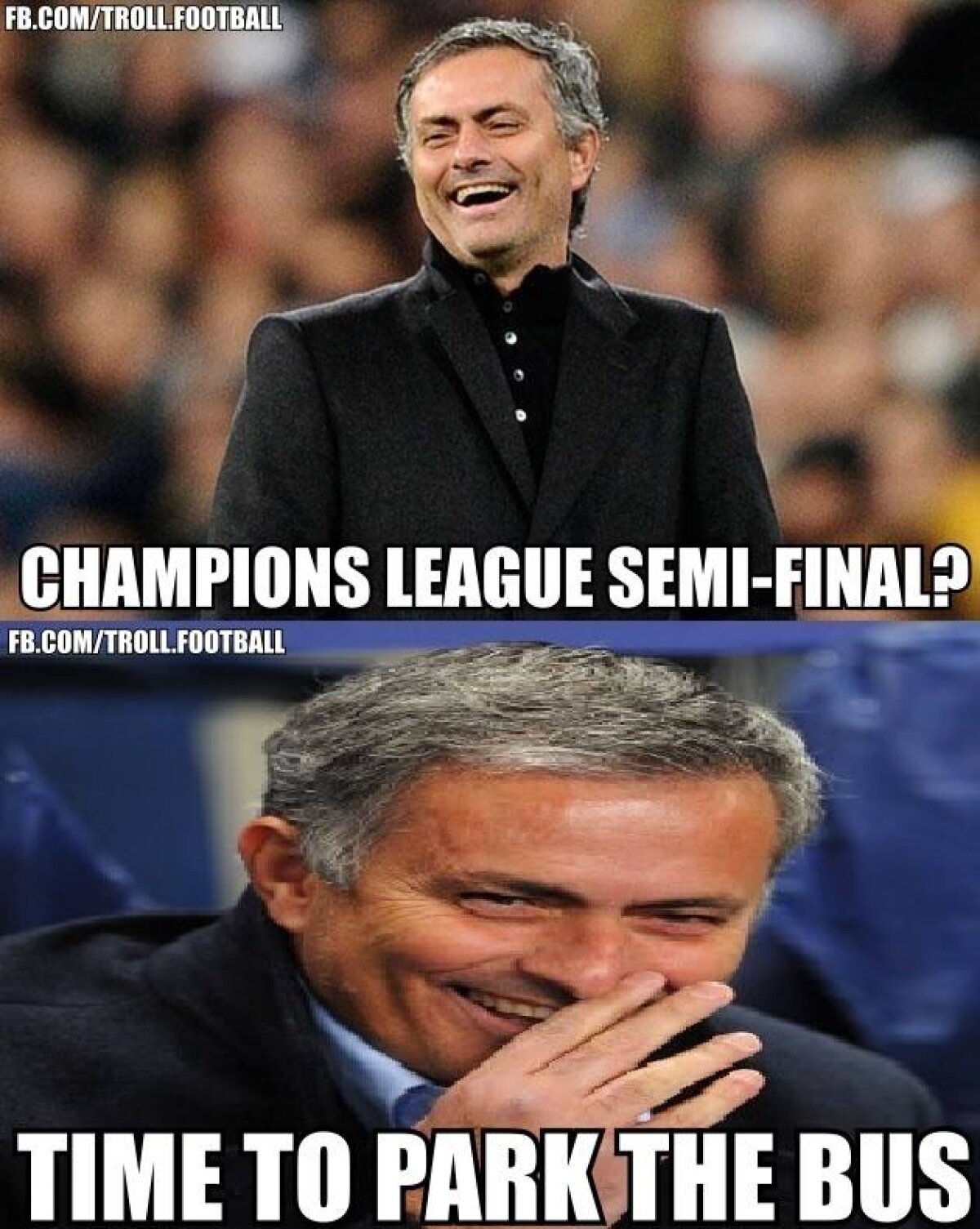 FOTO "Chelsea a parcat autocarul" » Cele mai bune glume apărute după tactica aleasă de Jose Mourinho la Madrid