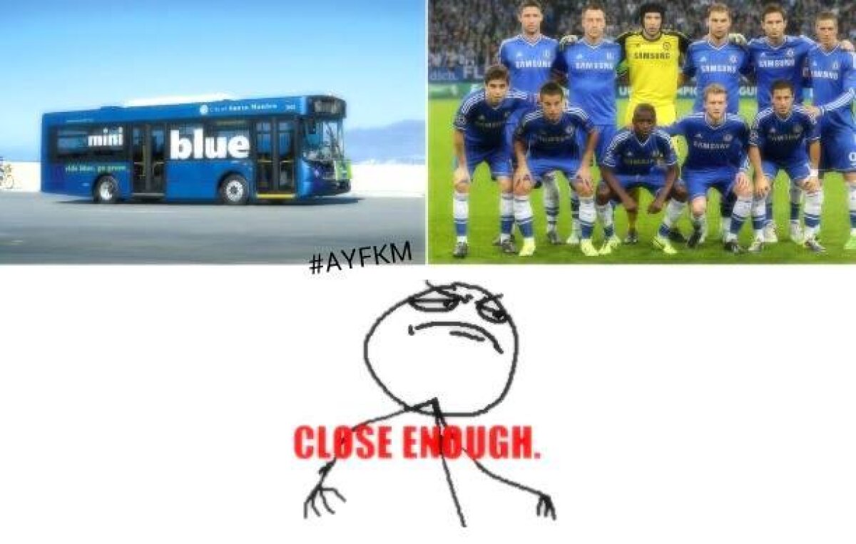 FOTO "Chelsea a parcat autocarul" » Cele mai bune glume apărute după tactica aleasă de Jose Mourinho la Madrid
