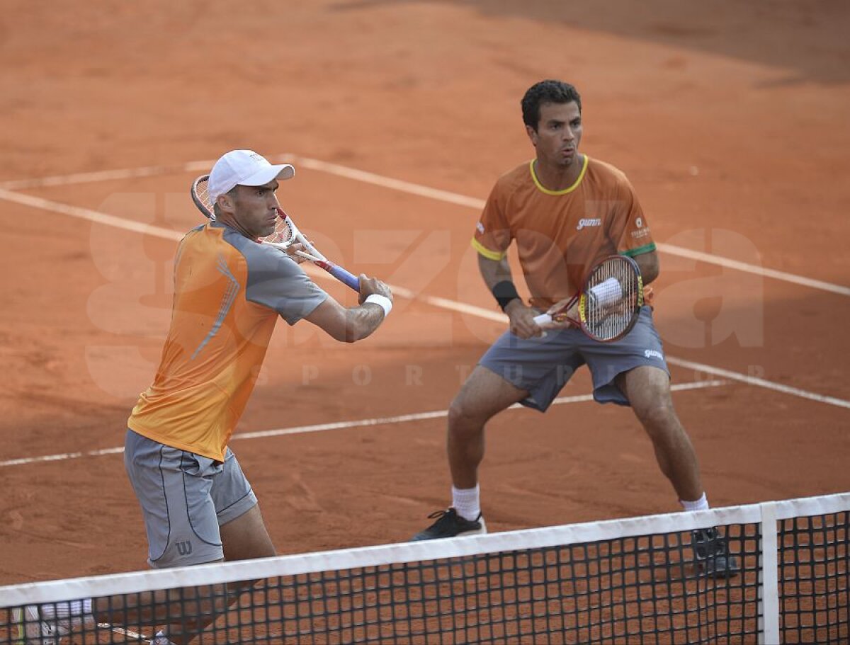 FOTO Debut fulger » Horia Tecău şi Jean-Julien Rojer s-au calificat în sferturi la BRD Năstase-Ţiriac Trophy