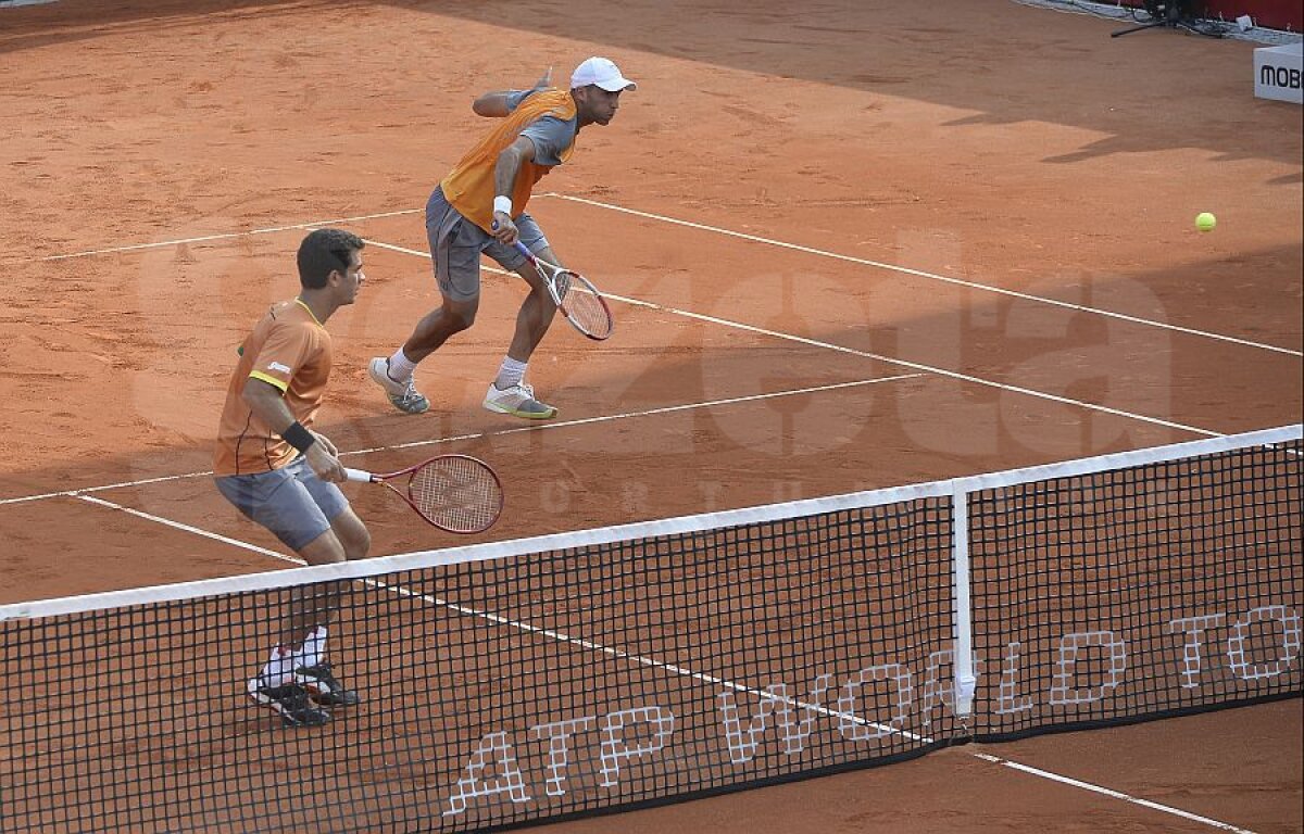 FOTO Debut fulger » Horia Tecău şi Jean-Julien Rojer s-au calificat în sferturi la BRD Năstase-Ţiriac Trophy