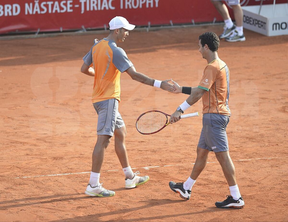 FOTO Debut fulger » Horia Tecău şi Jean-Julien Rojer s-au calificat în sferturi la BRD Năstase-Ţiriac Trophy