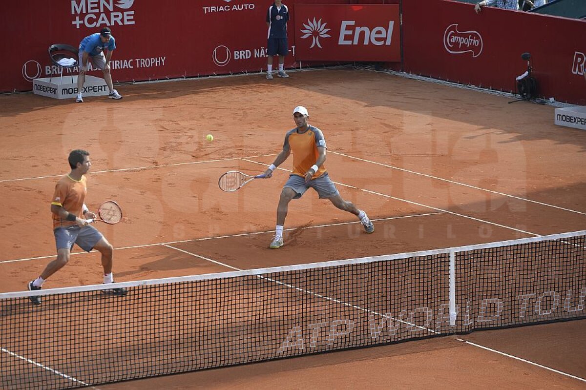 FOTO Debut fulger » Horia Tecău şi Jean-Julien Rojer s-au calificat în sferturi la BRD Năstase-Ţiriac Trophy