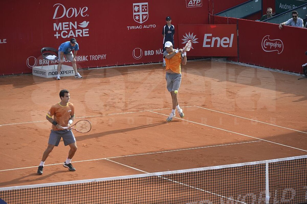 FOTO Debut fulger » Horia Tecău şi Jean-Julien Rojer s-au calificat în sferturi la BRD Năstase-Ţiriac Trophy