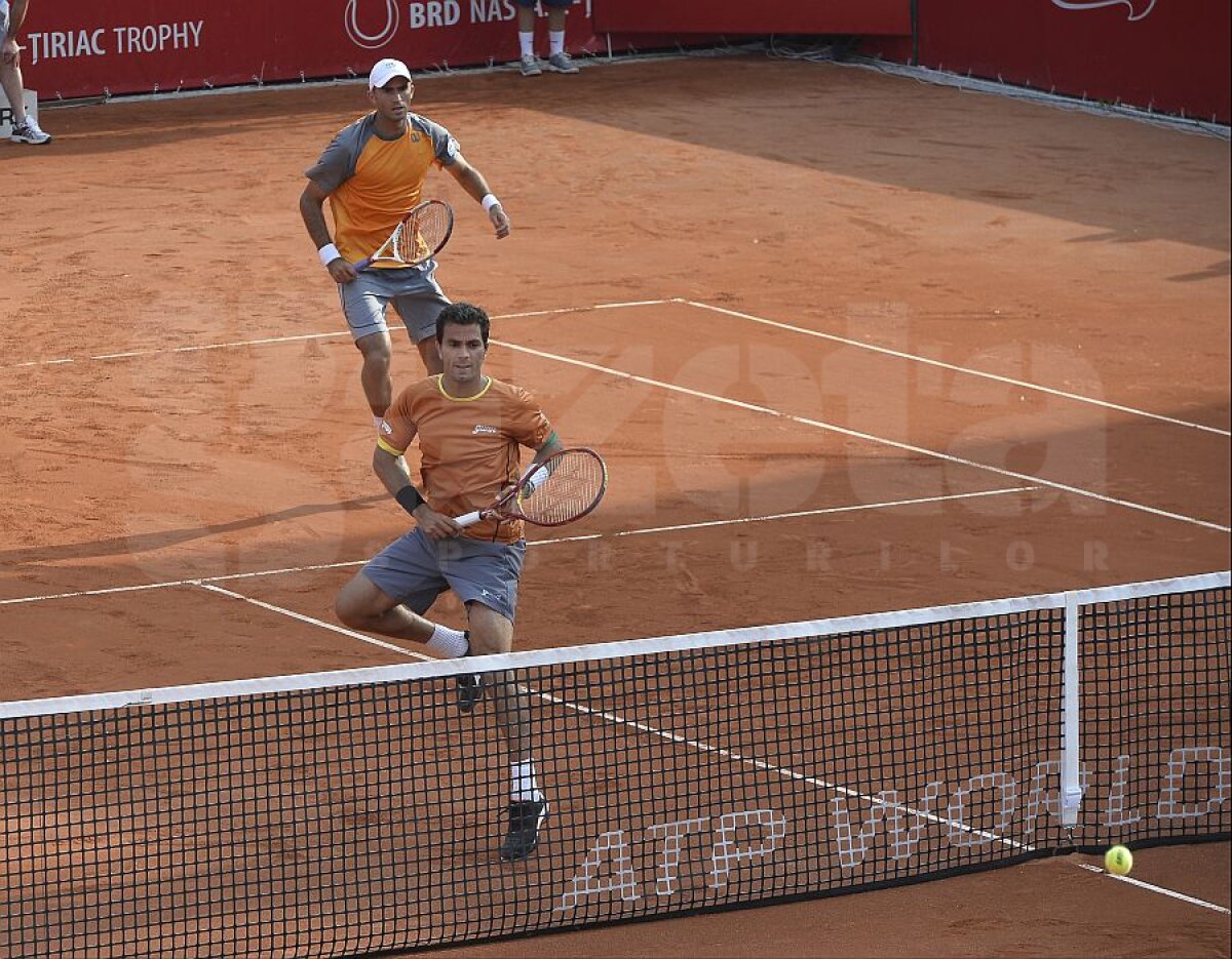 FOTO Debut fulger » Horia Tecău şi Jean-Julien Rojer s-au calificat în sferturi la BRD Năstase-Ţiriac Trophy