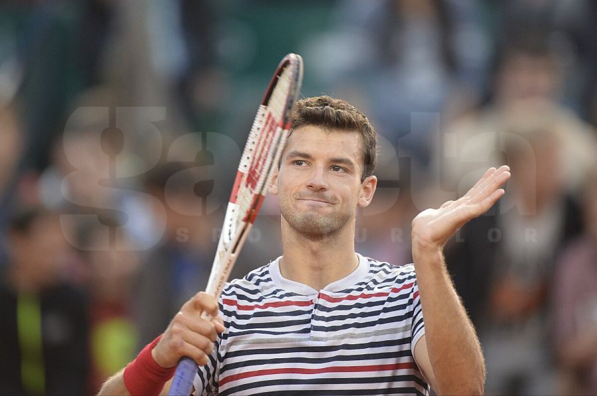 FOTO Favoritul numărul 1 continuă la BRD Năstase-Ţiriac Trophy » Grigor Dimitrov s-a calificat în sferturi