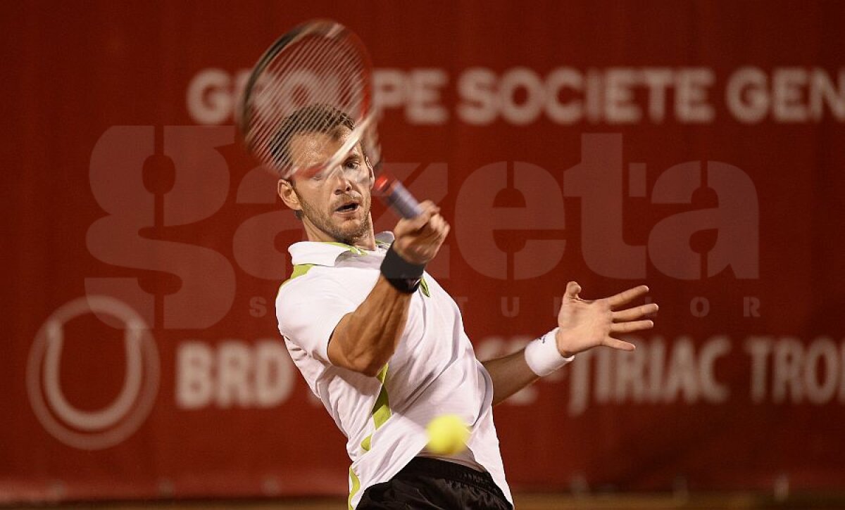 FOTO Înfrîngere în noapte » Marius Copil a fost învins de Paul-Henri Mathieu în turul doi la BRD Năstase-Ţiriac Trophy