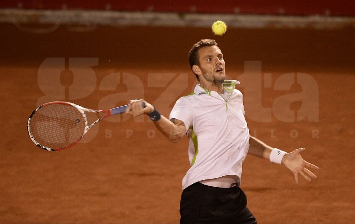 FOTO Înfrîngere în noapte » Marius Copil a fost învins de Paul-Henri Mathieu în turul doi la BRD Năstase-Ţiriac Trophy