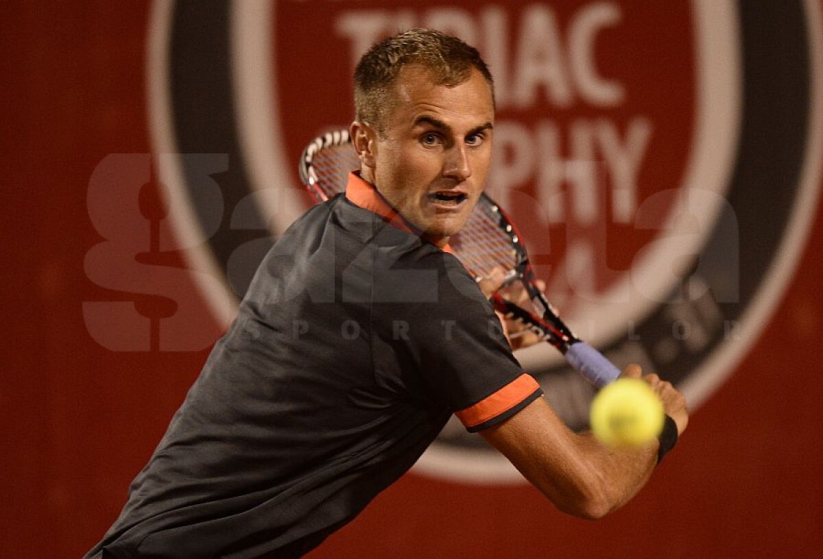 FOTO Înfrîngere în noapte » Marius Copil a fost învins de Paul-Henri Mathieu în turul doi la BRD Năstase-Ţiriac Trophy