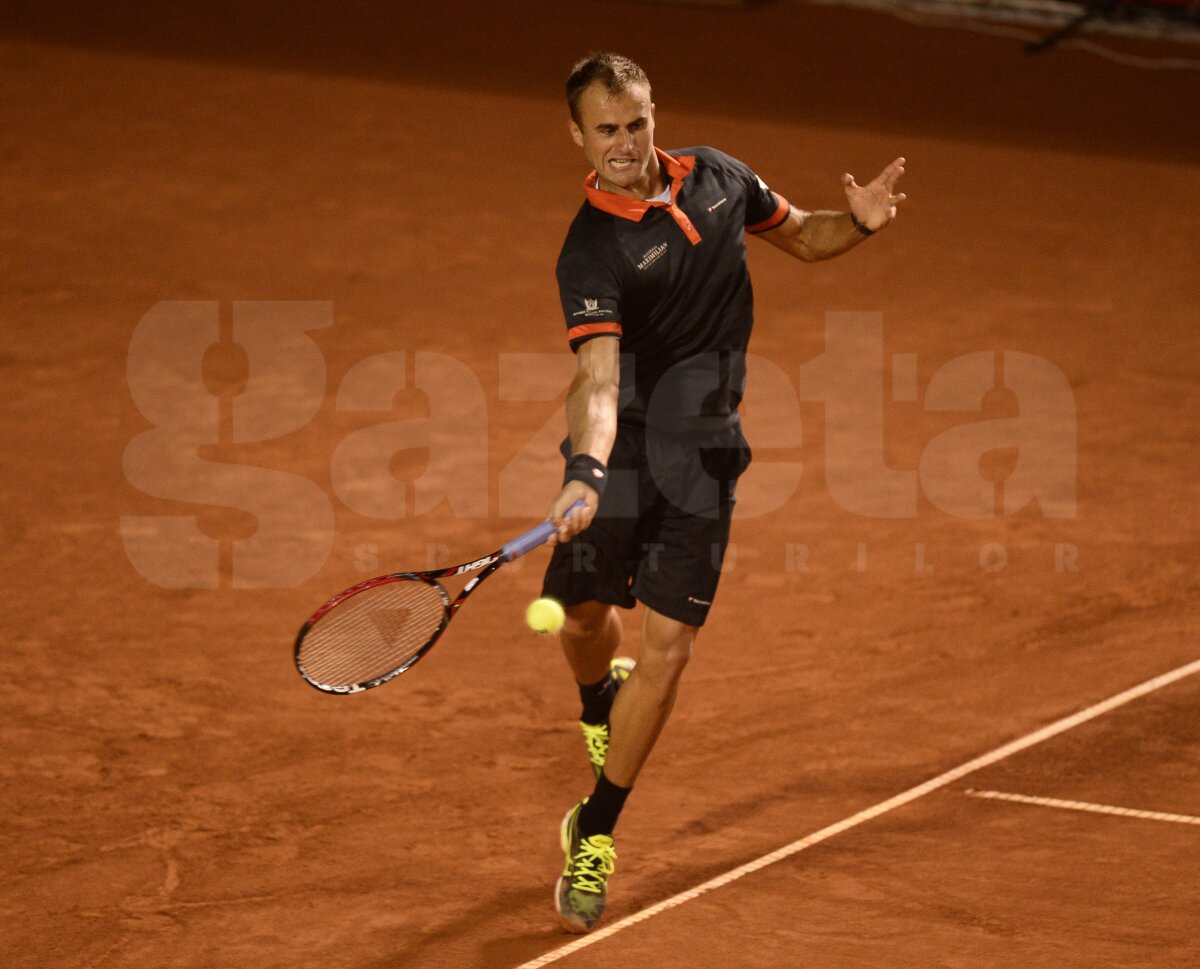 FOTO Înfrîngere în noapte » Marius Copil a fost învins de Paul-Henri Mathieu în turul doi la BRD Năstase-Ţiriac Trophy