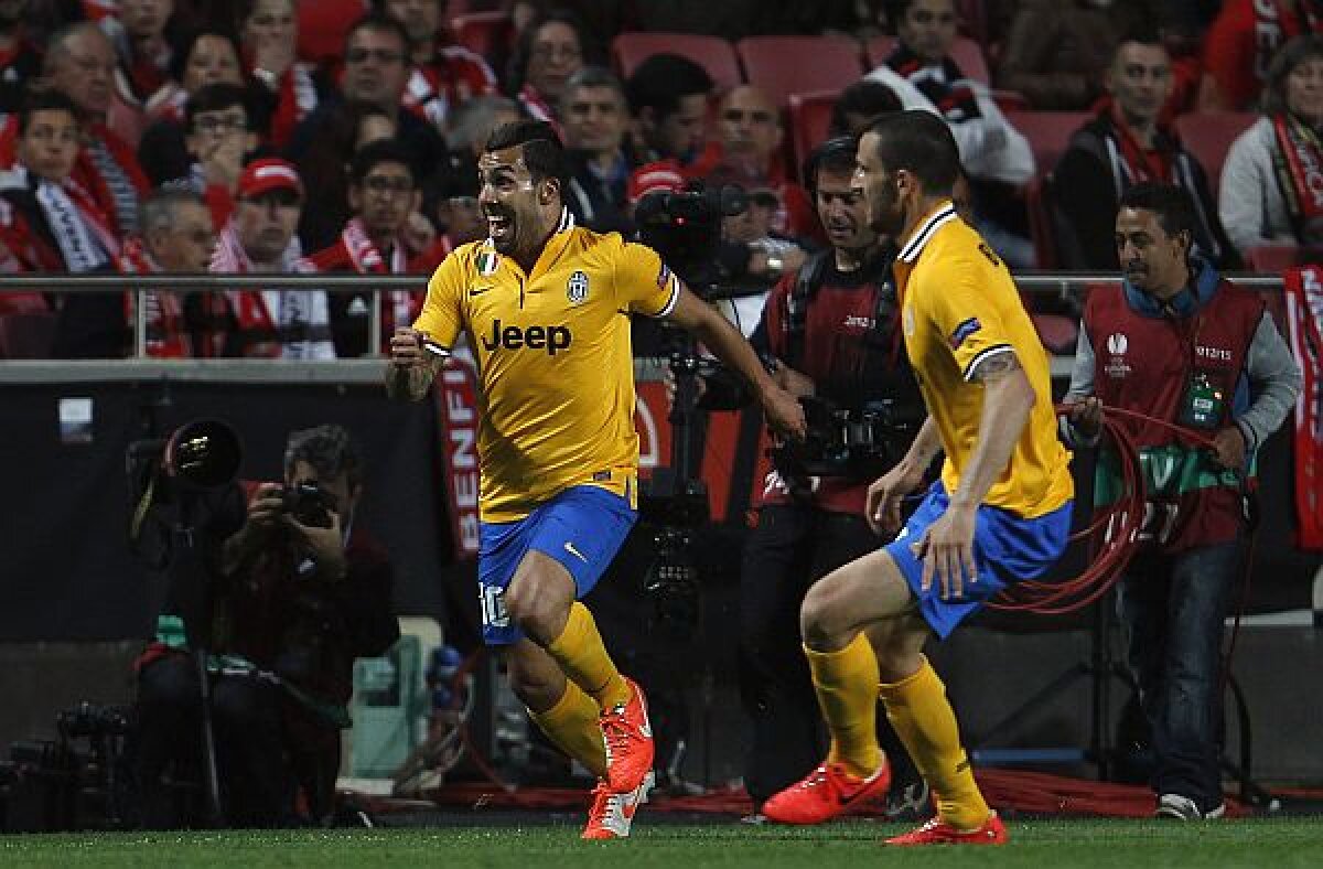 VIDEO + FOTO Victorie pe final pentru Benfica! Juve în pericol să rateze finala » Sevilla cîştigă duelul spaniol cu Valencia