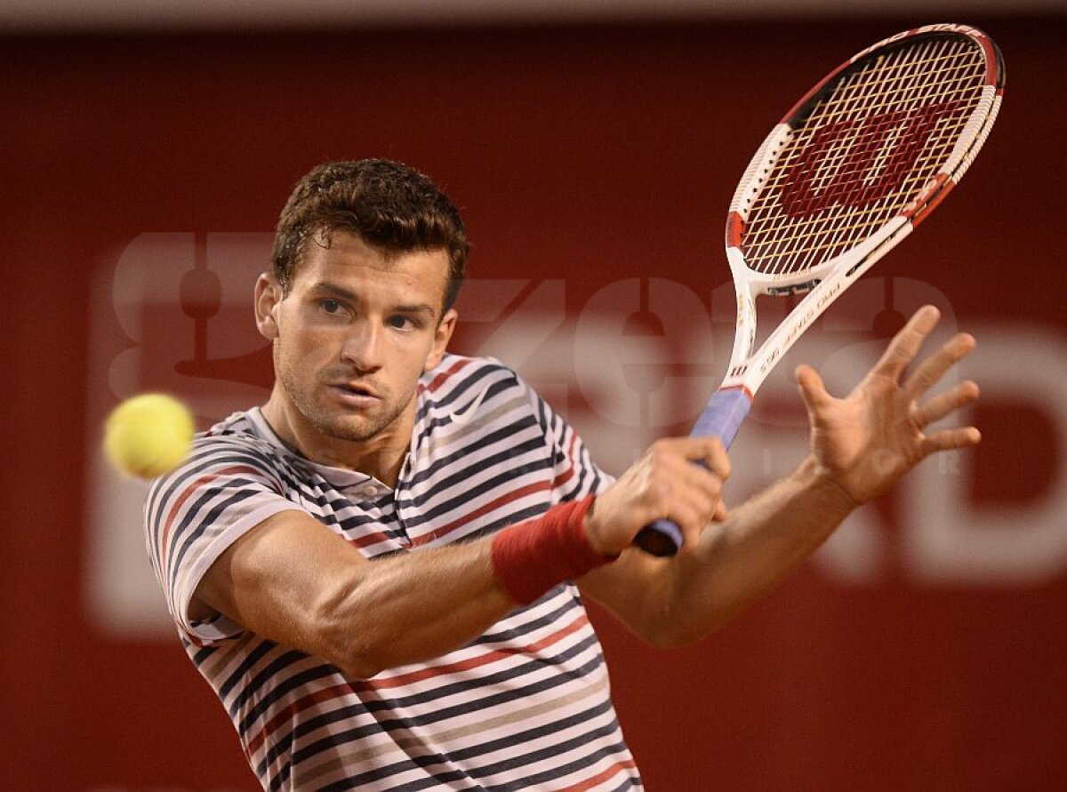 FOTO Grigor Dimitrov s-a calificat în semifinale la BRD Năstase-Ţiriac Trophy » Urmează confruntarea cu Gael Monfils!
