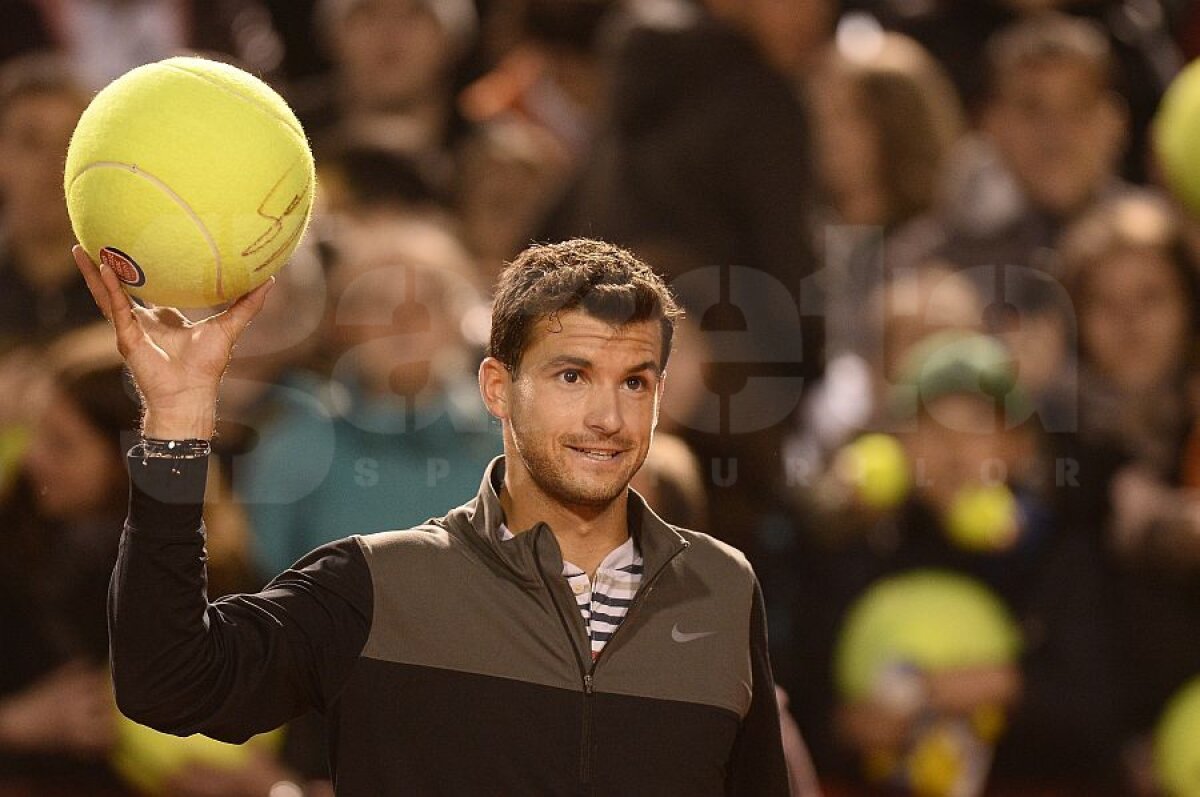 FOTO Grigor Dimitrov s-a calificat în semifinale la BRD Năstase-Ţiriac Trophy » Urmează confruntarea cu Gael Monfils!
