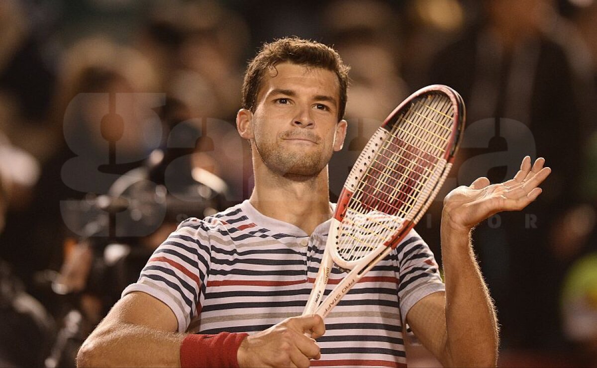 FOTO Grigor Dimitrov s-a calificat în semifinale la BRD Năstase-Ţiriac Trophy » Urmează confruntarea cu Gael Monfils!