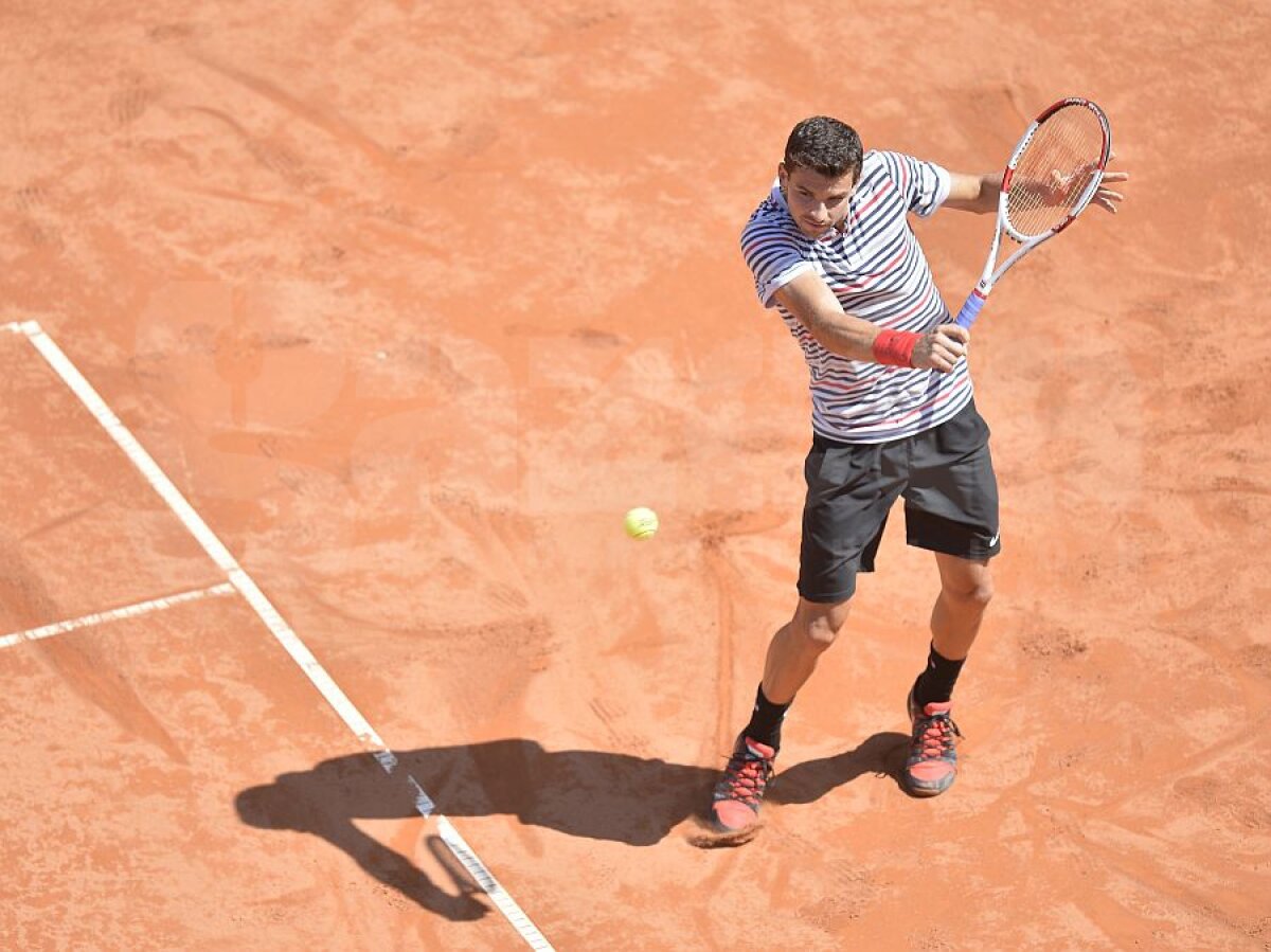 FOTO Spectacol oprit » Gael Monfils a abandonat, Grigor Dimitrov merge în finala BRD Năstase-Ţiriac Trophy