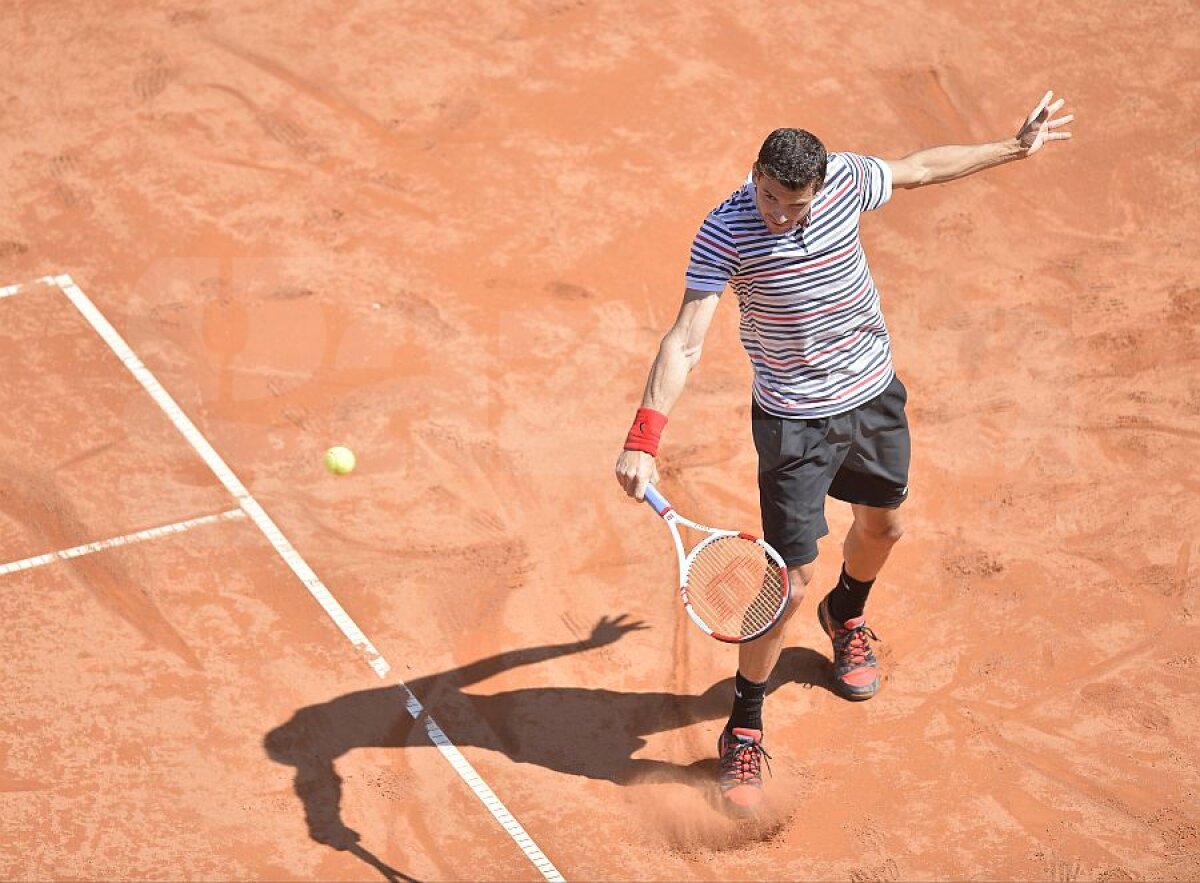 FOTO Spectacol oprit » Gael Monfils a abandonat, Grigor Dimitrov merge în finala BRD Năstase-Ţiriac Trophy