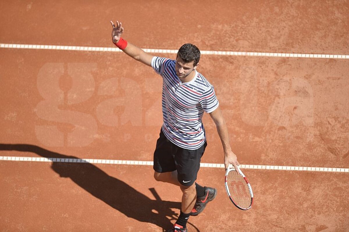 FOTO Spectacol oprit » Gael Monfils a abandonat, Grigor Dimitrov merge în finala BRD Năstase-Ţiriac Trophy