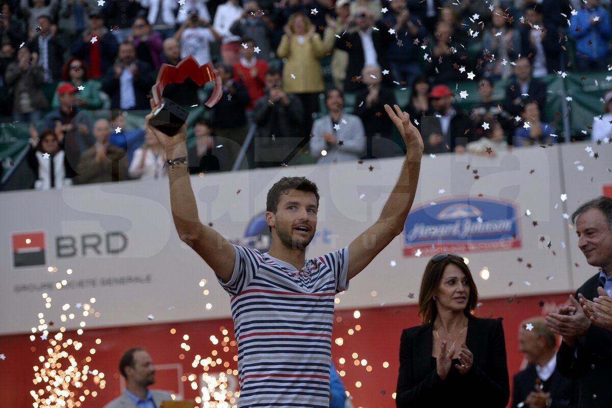 GALERIE FOTO "Micul Federer" a cucerit Bucureştiul! » Grigor Dimitrov e noul campion de la BRD Năstase-Ţiriac Trophy