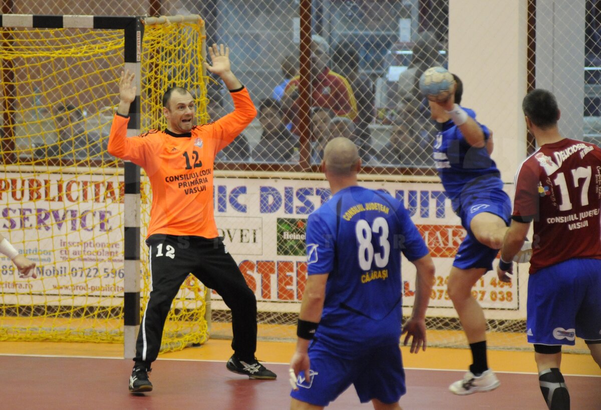 FOTO HC Vaslui, victorie împotriva lui CSM Călăraşi, 26-21! Moldovenii sînt tot mai aproape de Liga Naţională