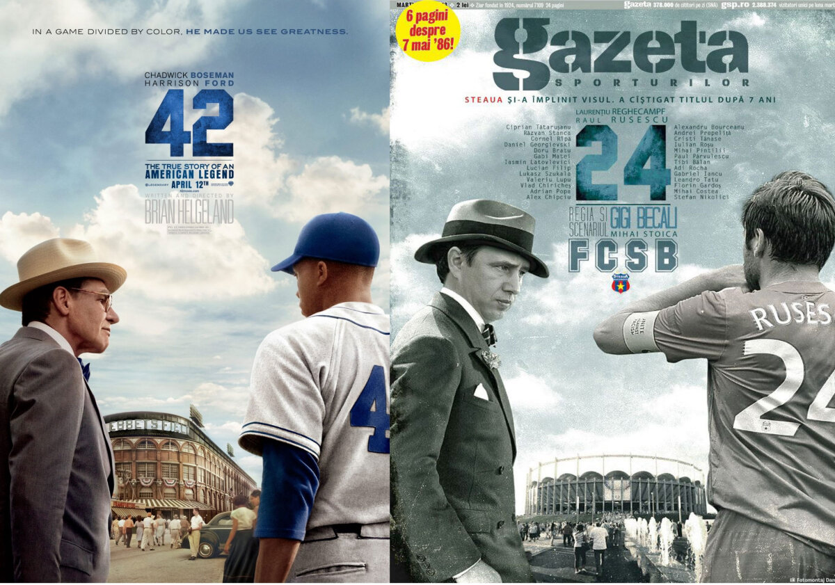 GALERIE FOTO Gazeta Sporturilor marchează printr-un afiş special cîştigarea campionatului de către Steaua