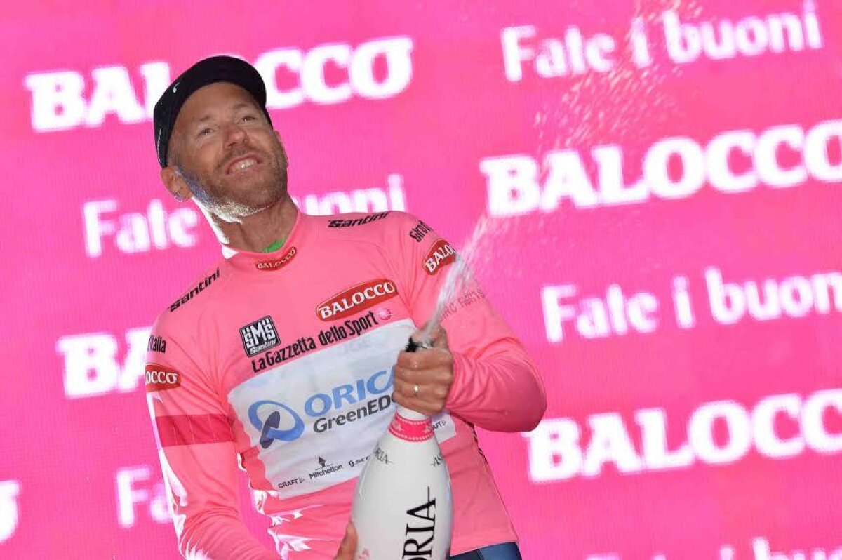 Orica-GreenEDGE a cîştigat prima etapă din Turul Italiei » Svein Tuft, tricou roz de ziua lui