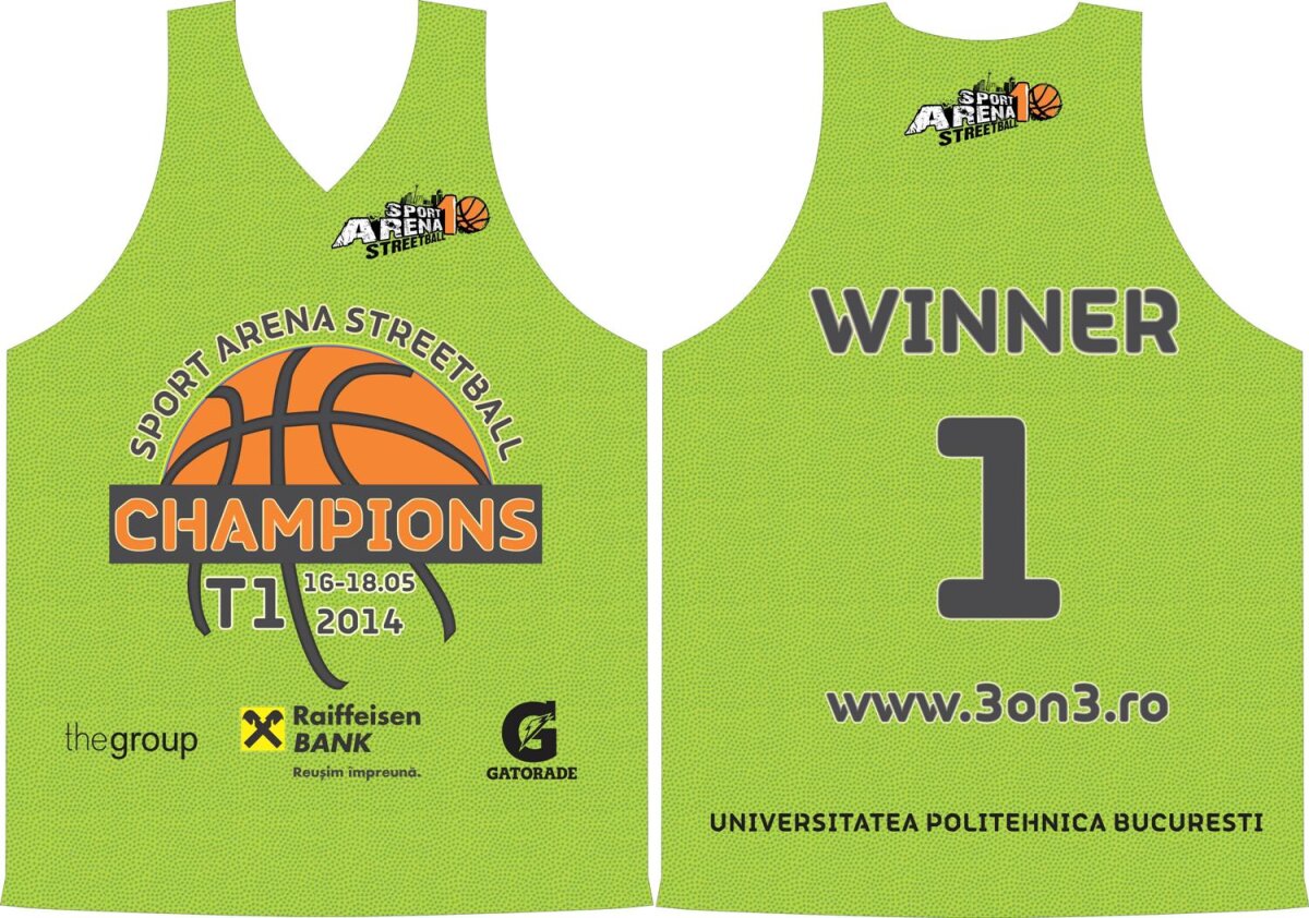 Vînează tricoul de campion » Au început înscrierile la ediţia aniversară a Sport Arena Streetball!