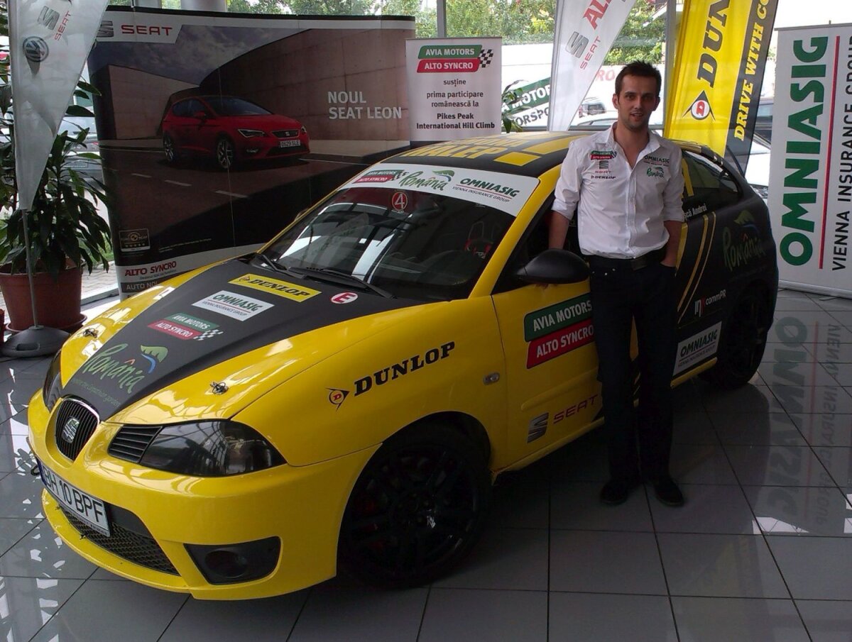 Andrei Mitraşcă este primul pilot român care va participa la legendara competiţie Pikes Peak: "Cursa către nori"