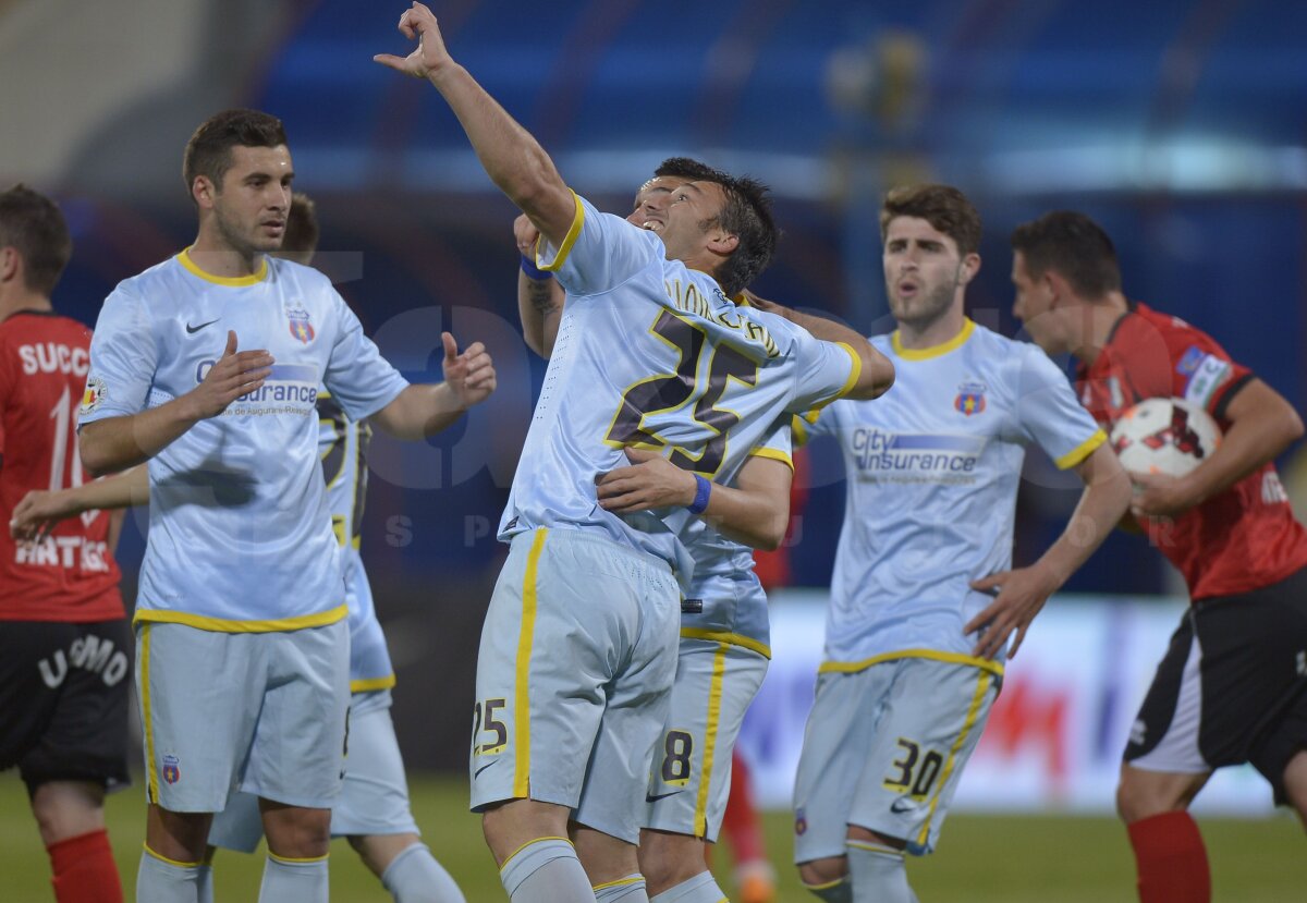 FOTO şi VIDEO Steaua - Pandurii 2-2 » Rezervele roş-albaştrilor nu au putut cîştiga un meci care în minutul 17 era aproape rezolvat
