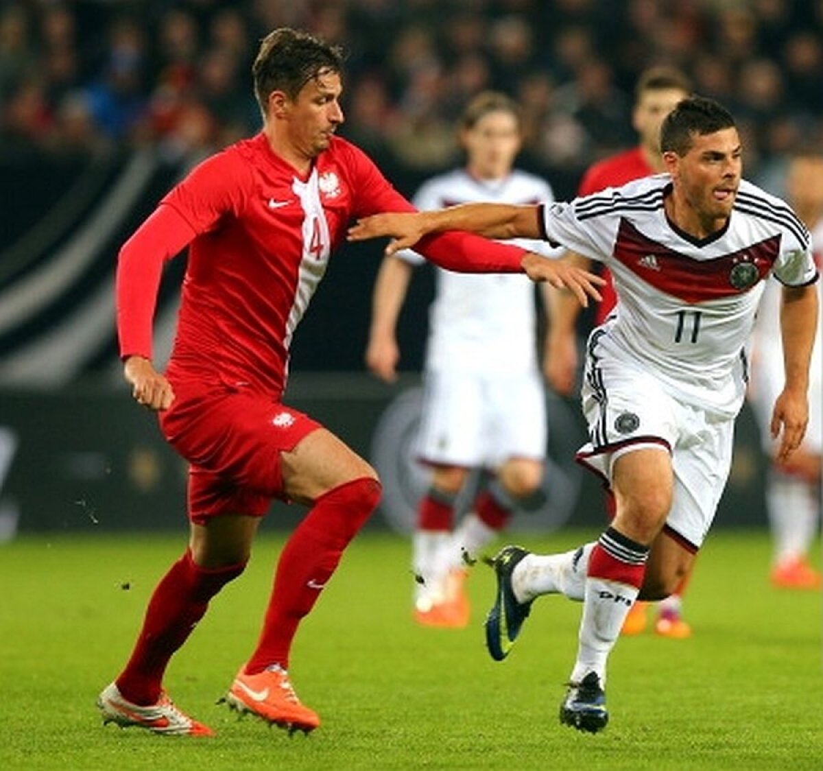 FOTO Lukasz Szukala, integralist în amicalul Poloniei cu Germania, 0-0! Joachim Low a avut 8 debutanţi în primul "11"