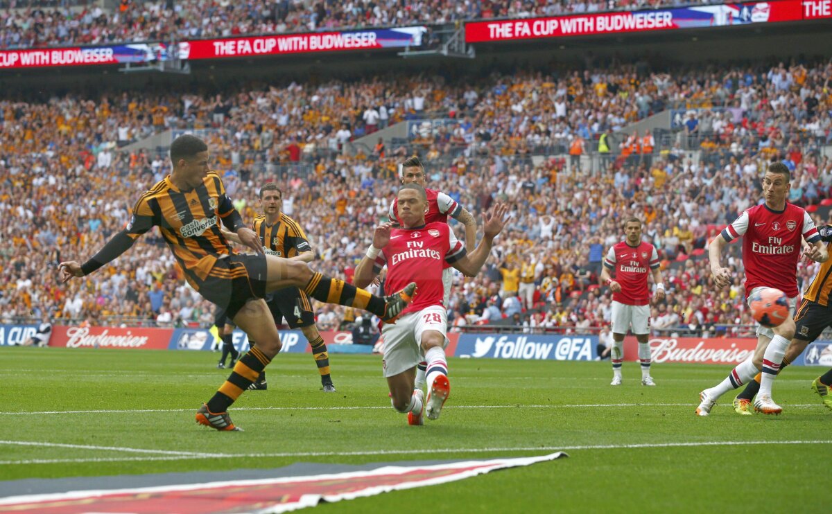 VIDEO şi FOTO » Arsenal a cîştigat Cupa Angliei, 3-2 cu Hull City, după 9 ani fără trofee!