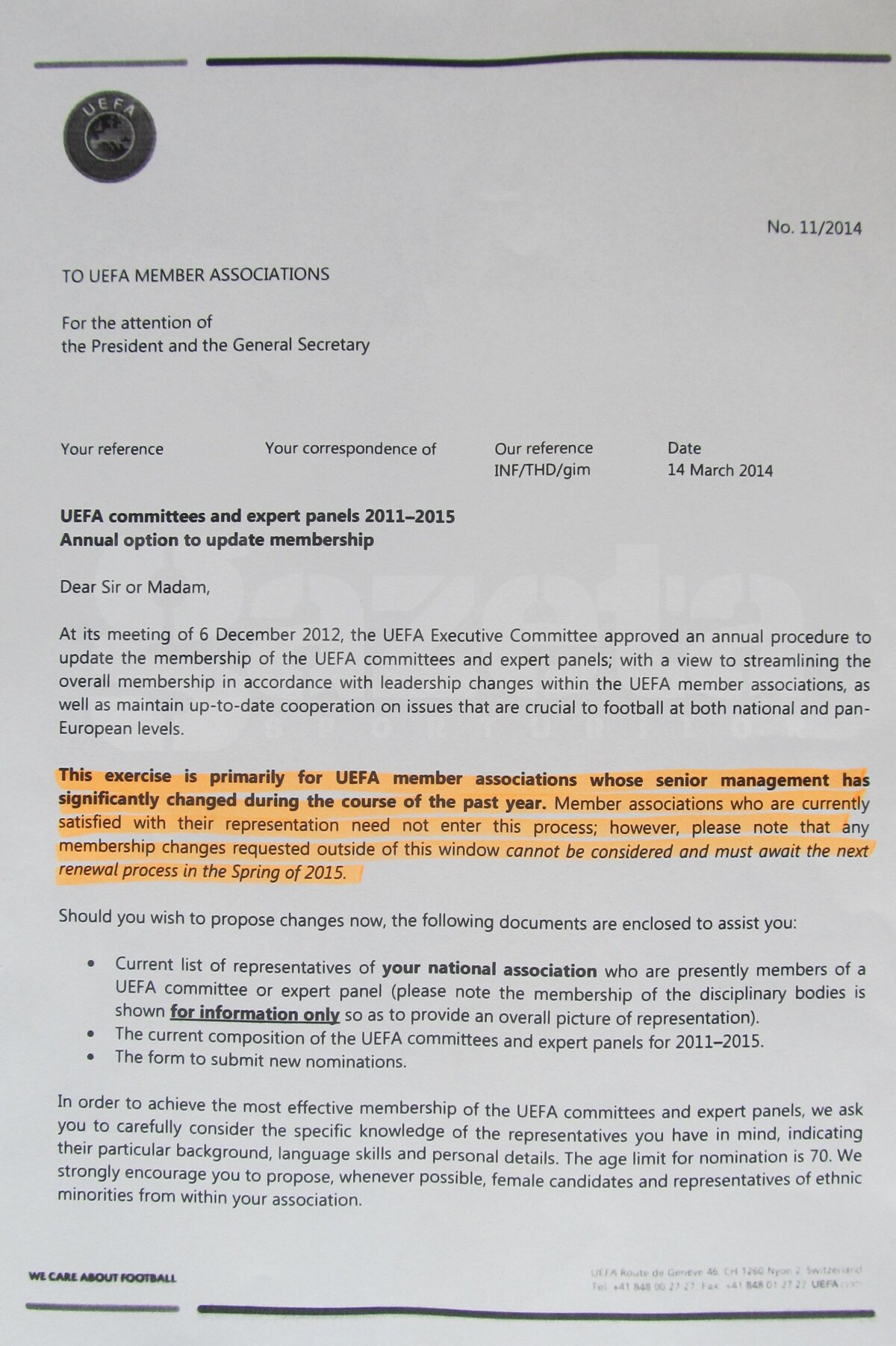 Documentele lui Didi Prodan » Cum contestă fostul jucător acţiunea FRF de a-l scoate de la UEFA