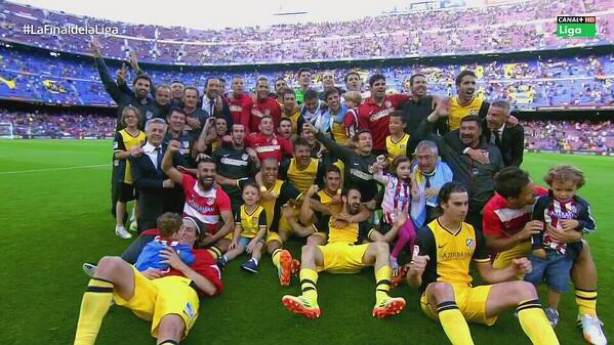 VIDEO şi FOTO Atletico Madrid este noua campioană a Spaniei după un 1-1 dramatic cu Barcelona!