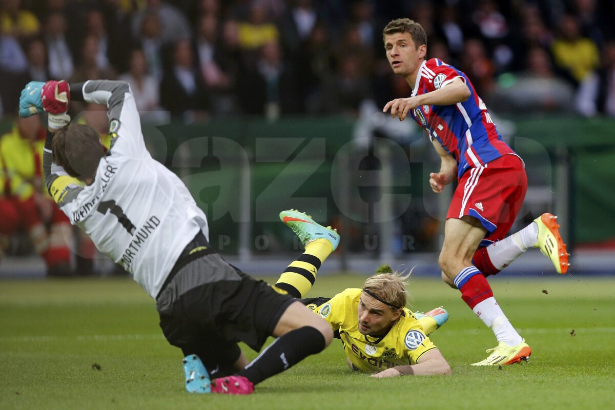 VIDEO şi FOTO » Bayern face eventul, 2-0 cu Dortmund în finala Cupei Germaniei!