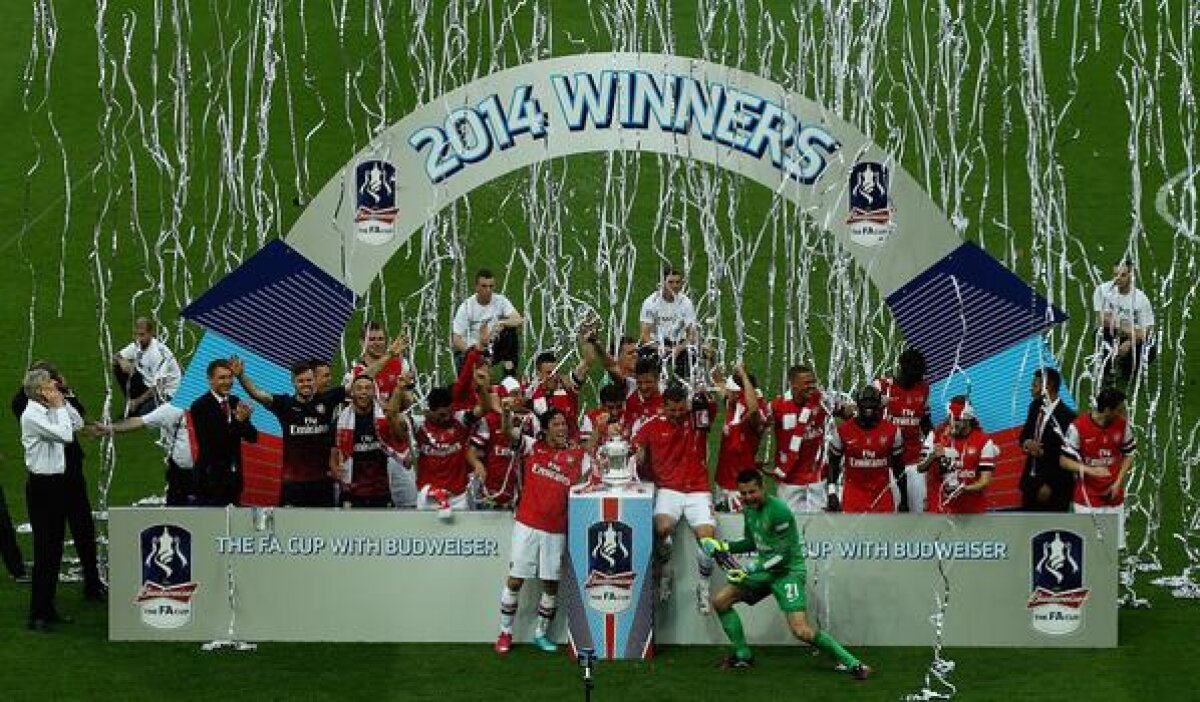 VIDEO şi FOTO » Arsenal a cîştigat Cupa Angliei, 3-2 cu Hull City, după 9 ani fără trofee!
