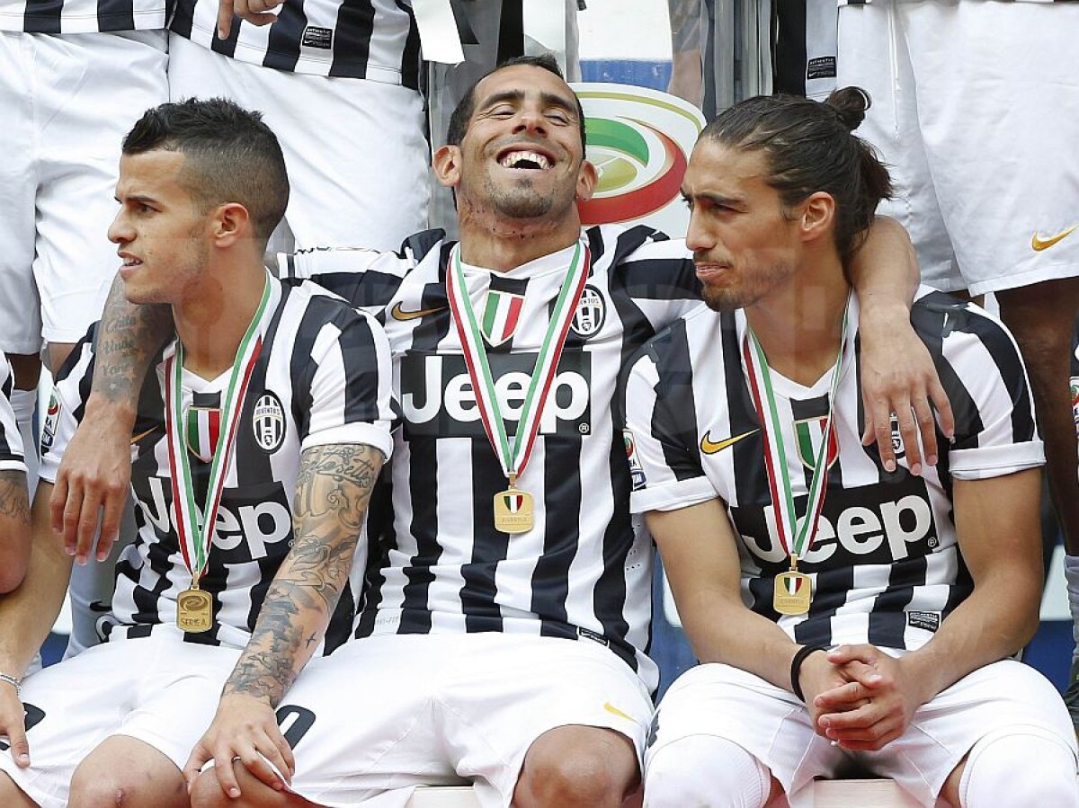 VIDEO+FOTO Petrecere la Torino » Juventus a sărbătorit cîştigarea celui de-al 30-lea titlu!