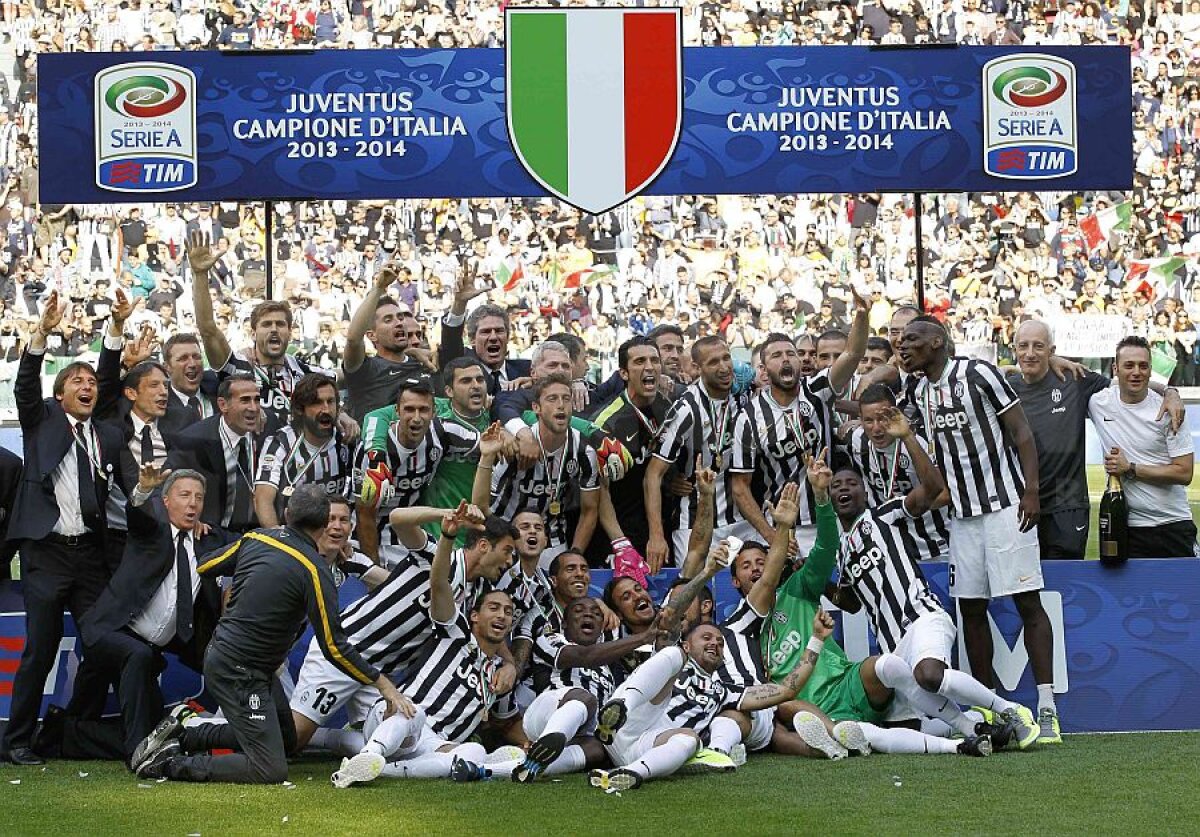 VIDEO+FOTO Petrecere la Torino » Juventus a sărbătorit cîştigarea celui de-al 30-lea titlu!