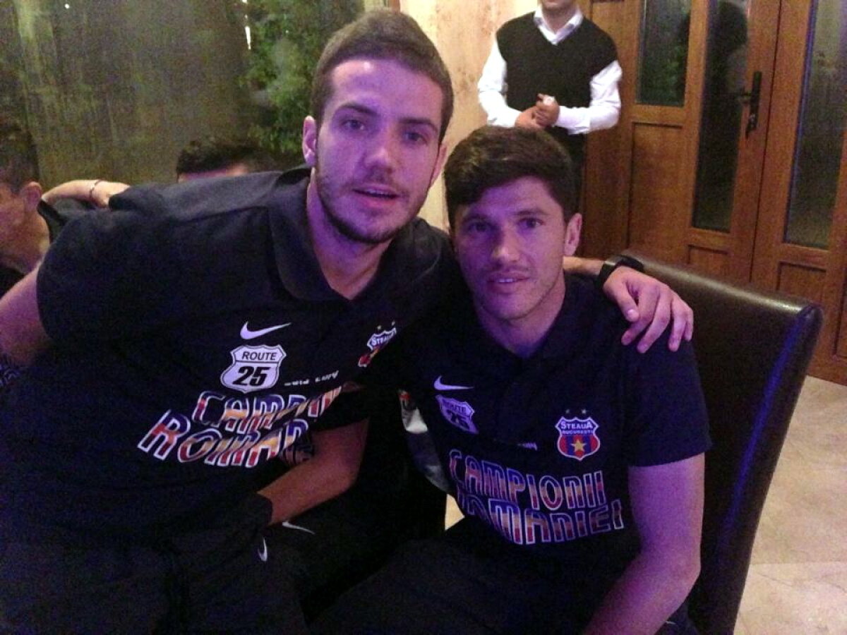 FOTO Party cu Piţi Talent! » Roş-albaştrii au petrecut pe "sistem turbo" după egalul cu Petrolul