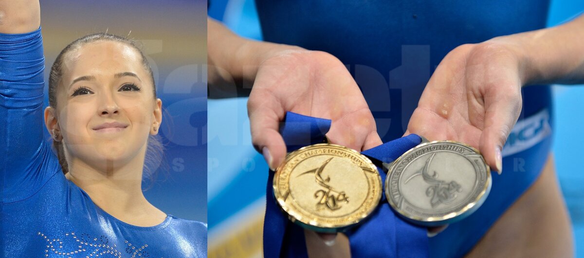 Corespondenţă din Sofia » Medalii, rimel şi bătături » Patru perechi de imagini care ilustrează munca gimnastelor