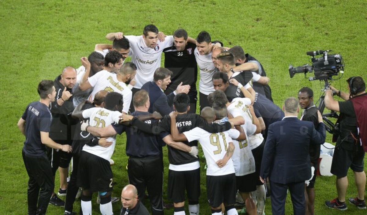 FOTO Astra a cîştigat primul trofeu din istoria clubului, 4-2 la penalty-uri în faţa Stelei