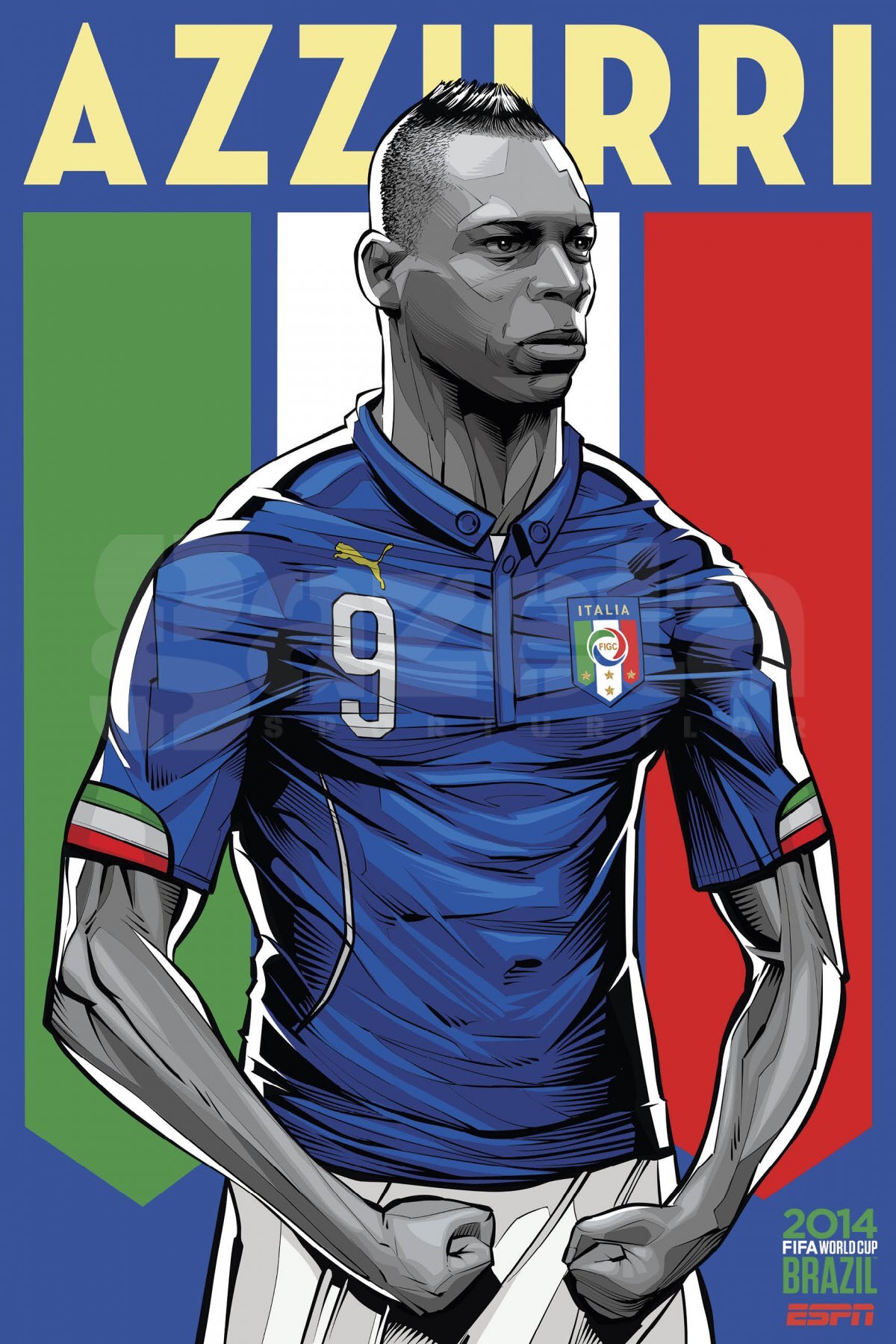 32 de postere nebune pentru Cupa Mondială! » "Supereroii" Rooney, Ronaldo şi Neymar în imagini incredibile